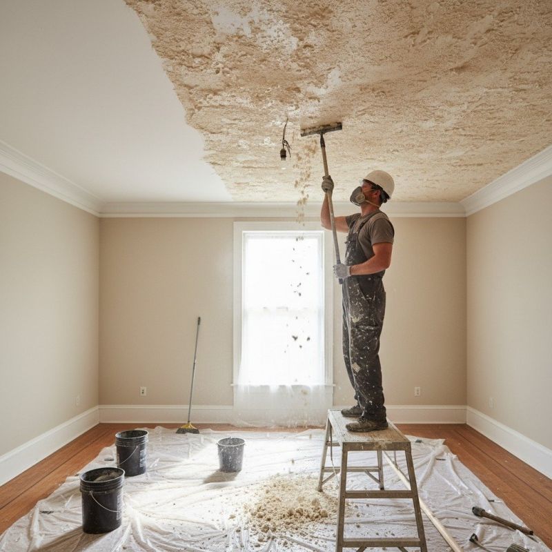 Ceiling Texture Removal in Waco, TX