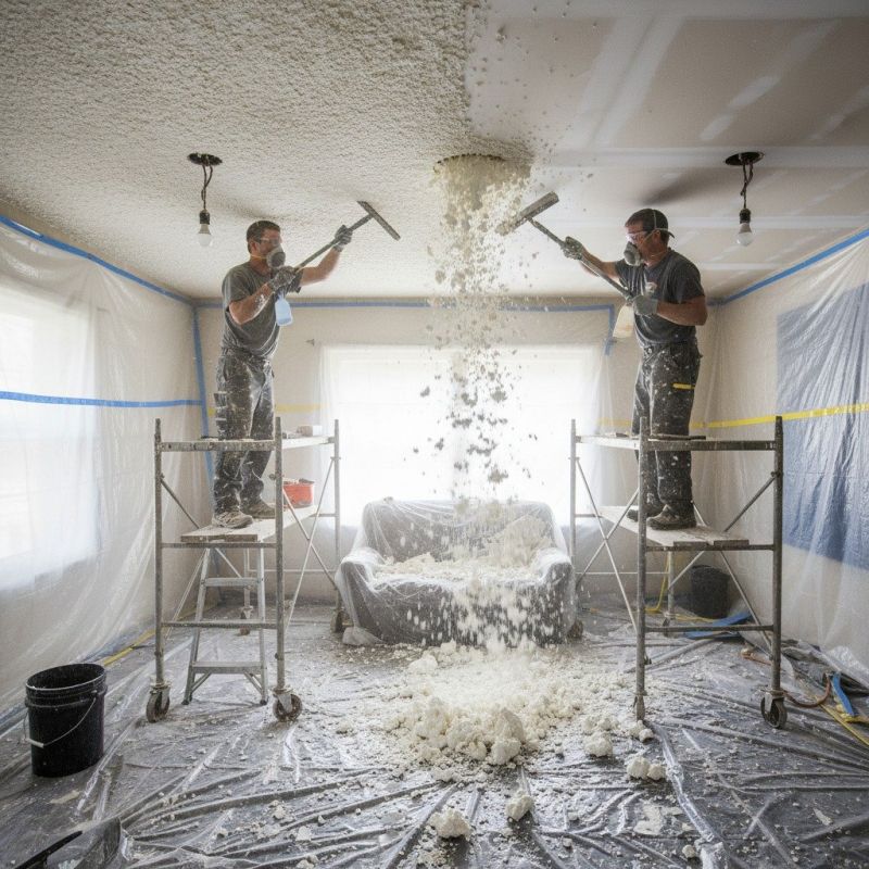 Swirled Ceiling Removal in Waco, TX