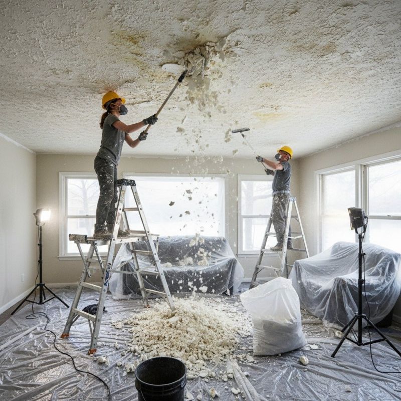 Popcorn Ceiling Repair