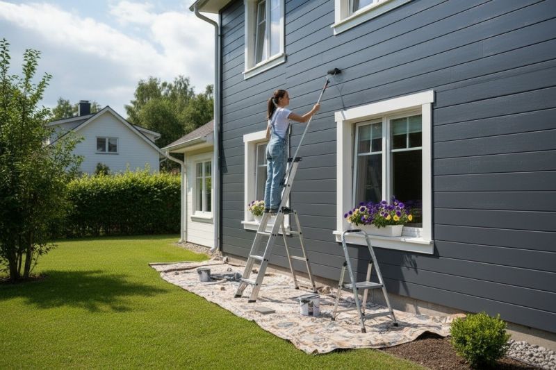 Soffit Painting in Longmont, CO