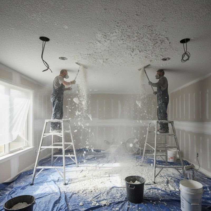 Swirl Ceiling Removal