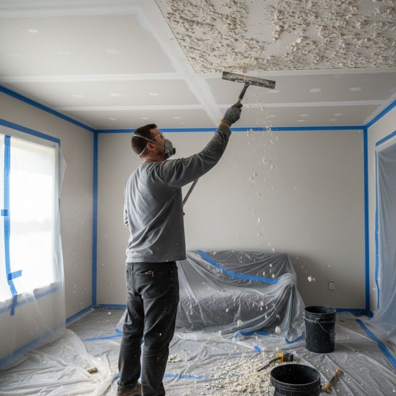 Swirl Ceiling Removal