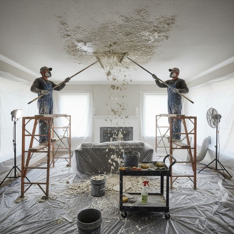 Swirl Ceiling Removal